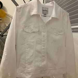 Tommy Bahama Two Palms Linen White Raw Edge Jacket